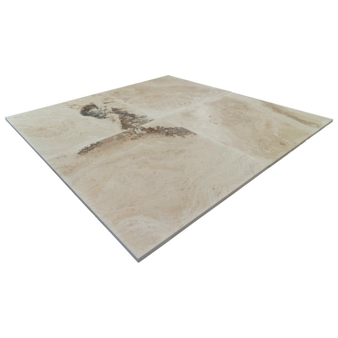 Keystone-Tiramisu-18"-x-18"-Honed-Travertine-Filled-Tile-Tiramisu