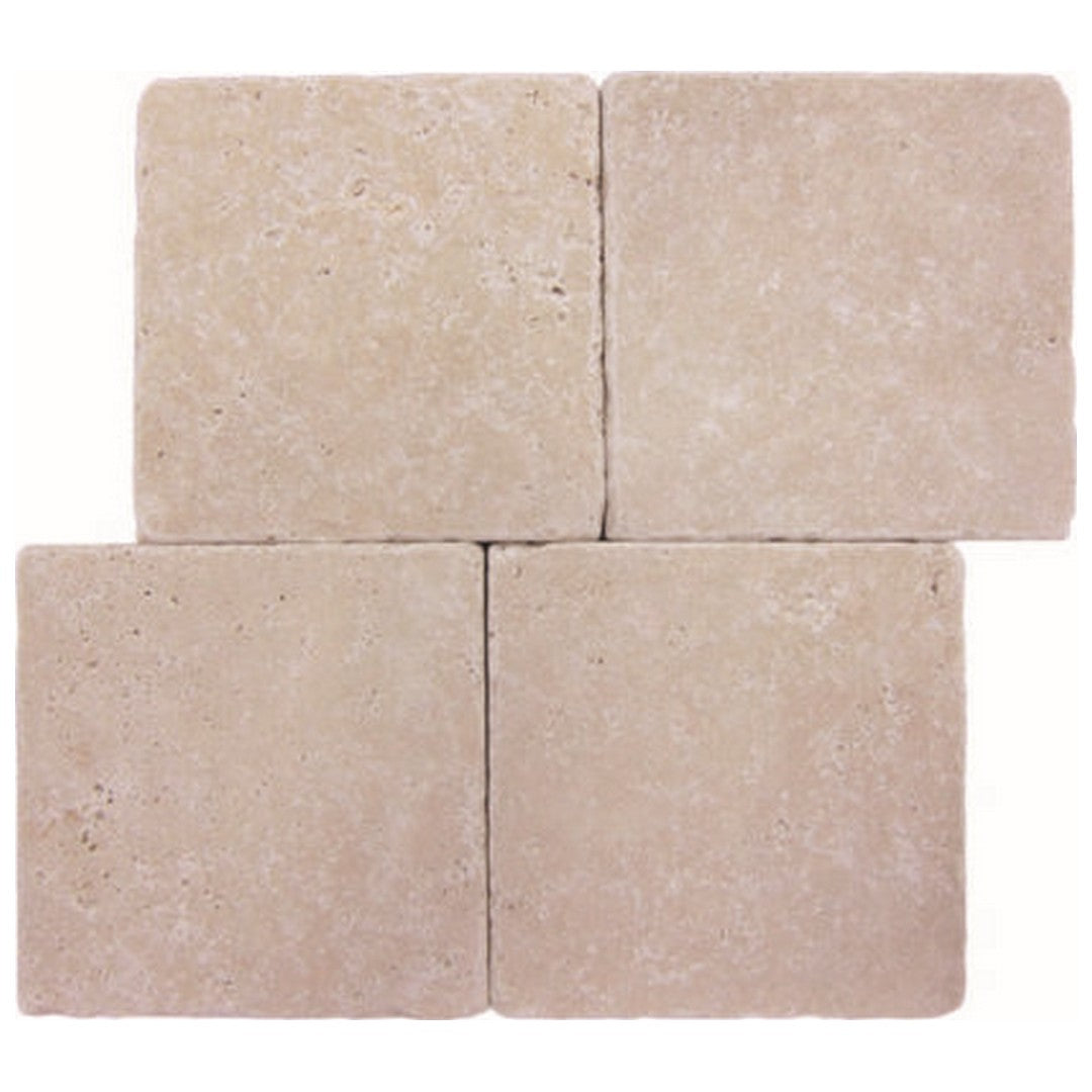 Keystone-Extra-Light-6"-x-6"-Tumbled-Travertine-Tile-Extra-Light