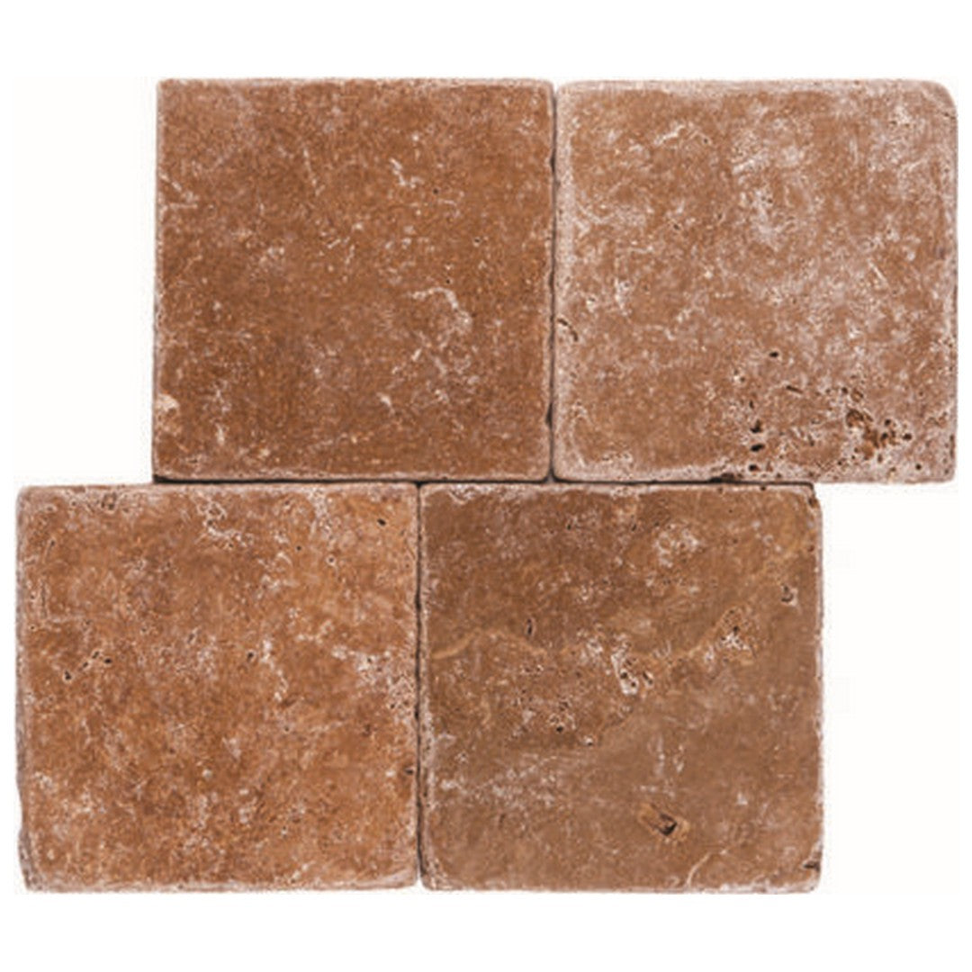 Keystone-Noce-6"-x-6"-Tumbled-Travertine-Tile-Noce