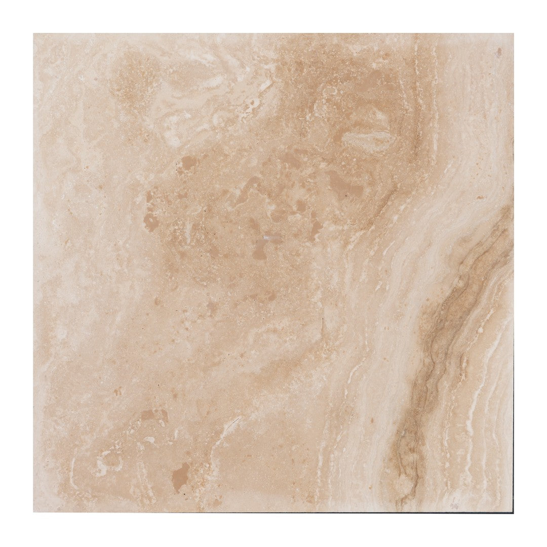 Keystone Tiramisu 24" x 24" Honed Travertine Filled Tile