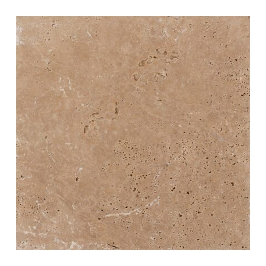 Keystone Ivory Light 6" x 6" Sandblasted Travertine Paver