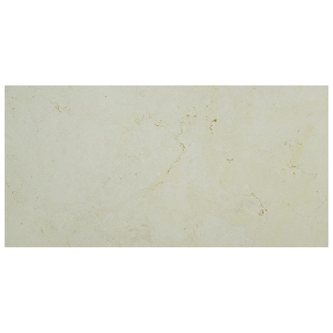 Keystone Ivory Extra 12" x 24" Marble 3cm Bullnose Coping