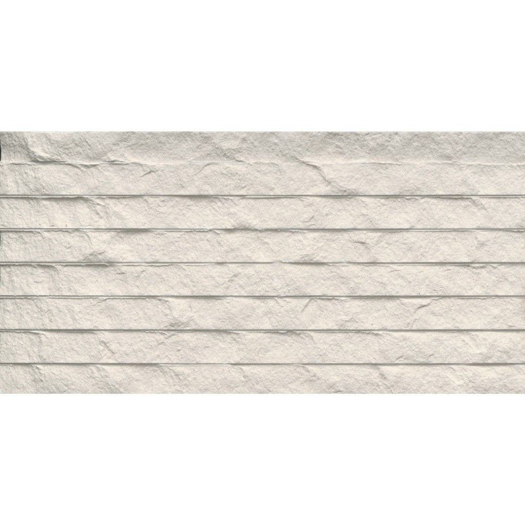 Emser Champagne Light 12" x 24" Chiselled Limestone Deco Tile