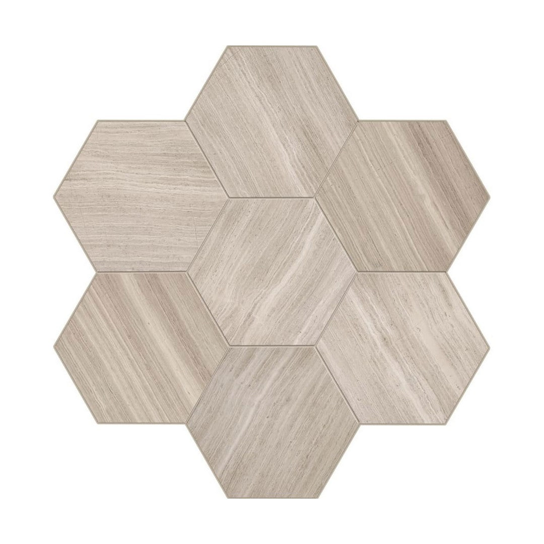 Daltile-Natural-Stone-Limestone-18-x-20-Honed-Hexagon-Mosaic-Chenille-White