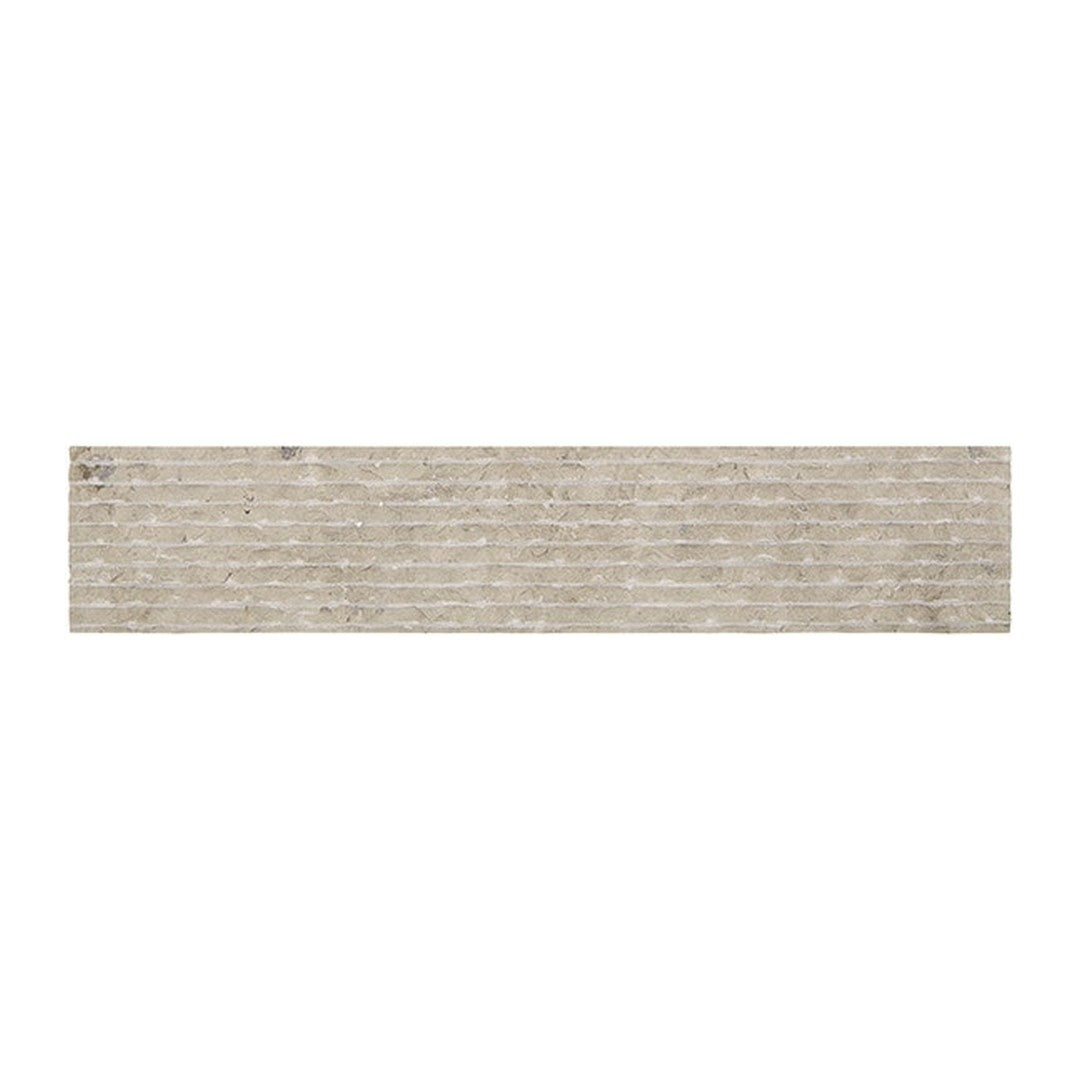 Daltile Natural Limestone 4" x 20" Scraped Raked Mosaic