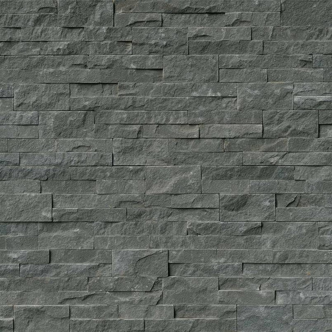 MS International RockMount Mountain Bluestone 6" x 24" Split Face Stacked Stone Panel Sandstone Ledgestone