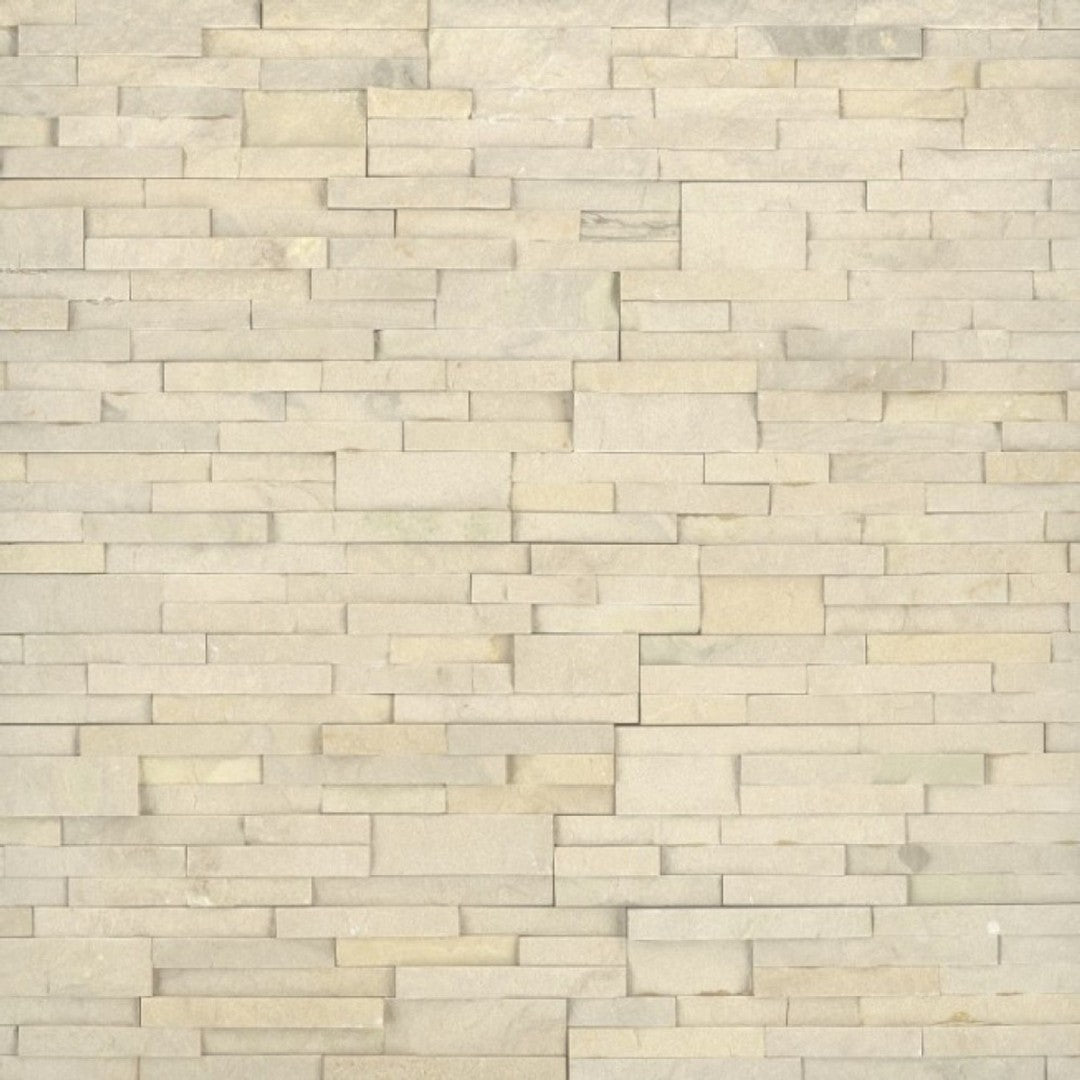MS International RockMount Sedona Beige 6" x 24" Split Face Stacked Stone Panel Sandstone Ledgestone