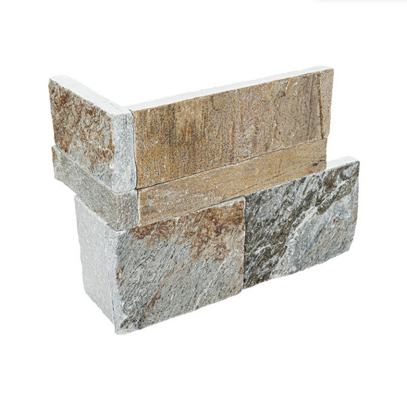 MS International Rockmount 9" x 18" Quartzite Ledger Corner