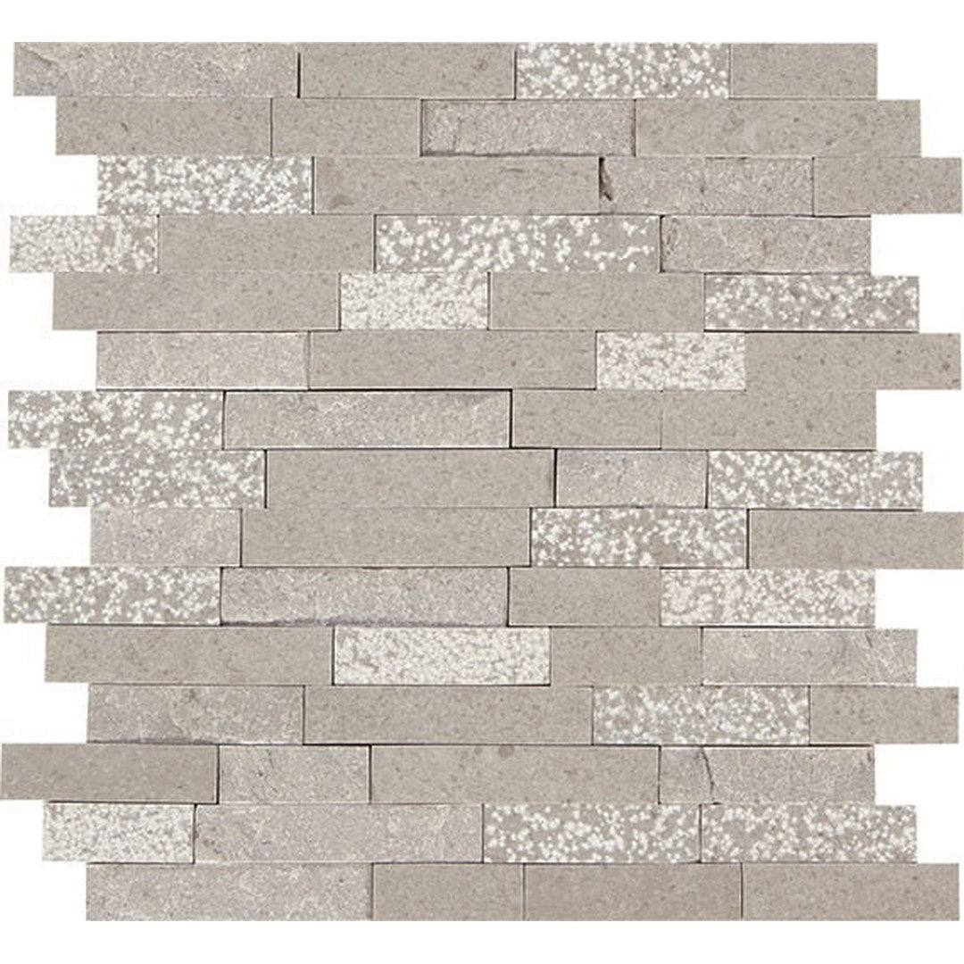 American Olean Presario 12.13" x 11.88" Randonm Linear Marble Mosaic