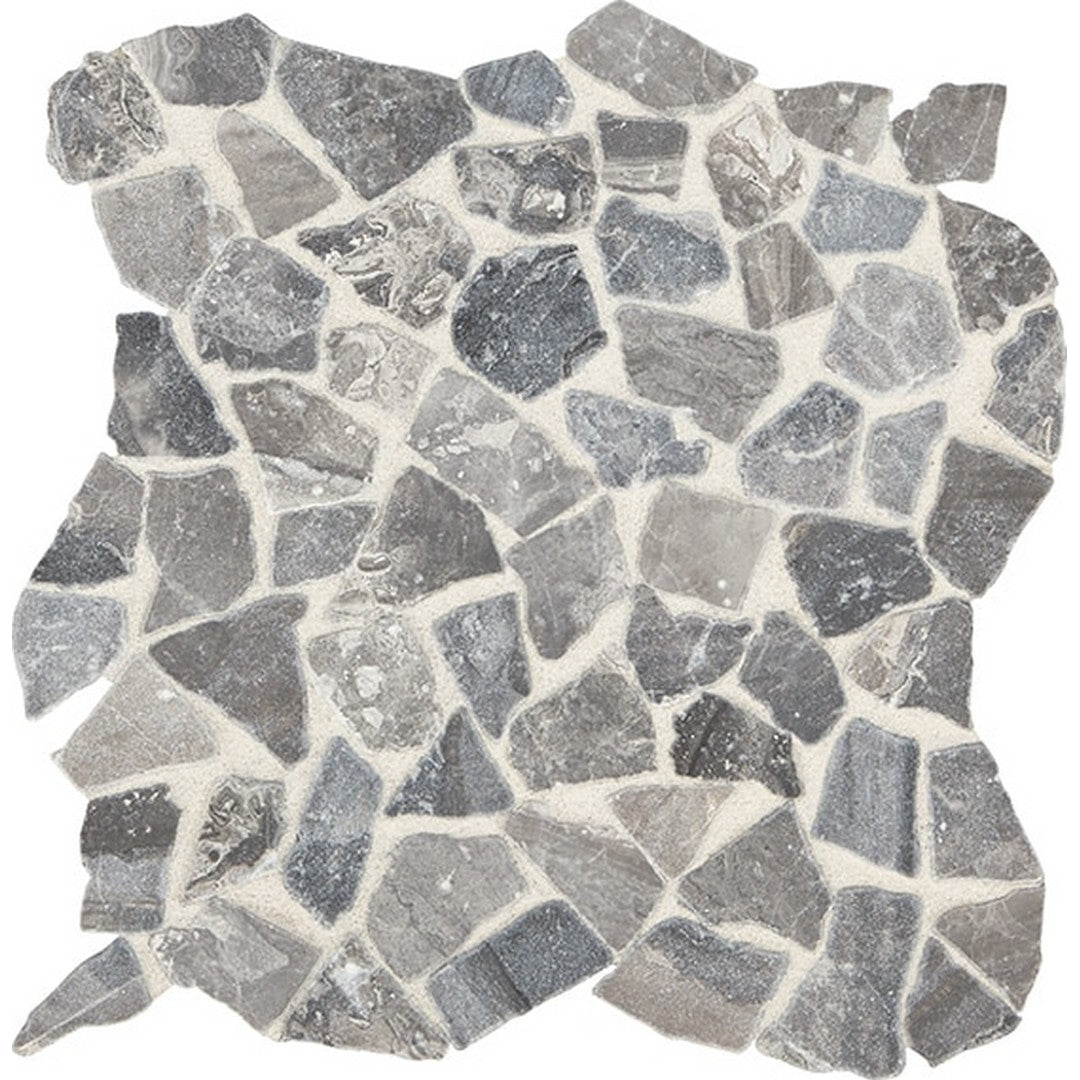 American Olean Presario 12" x 12" Pebble Marble Mosaic Tumbled