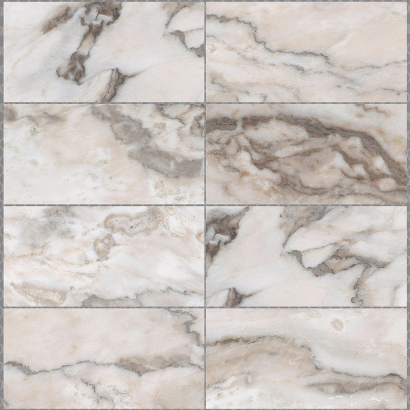 Emser Lenza 12" x 12" Honed 3x6" Stacked Marble Mosaic