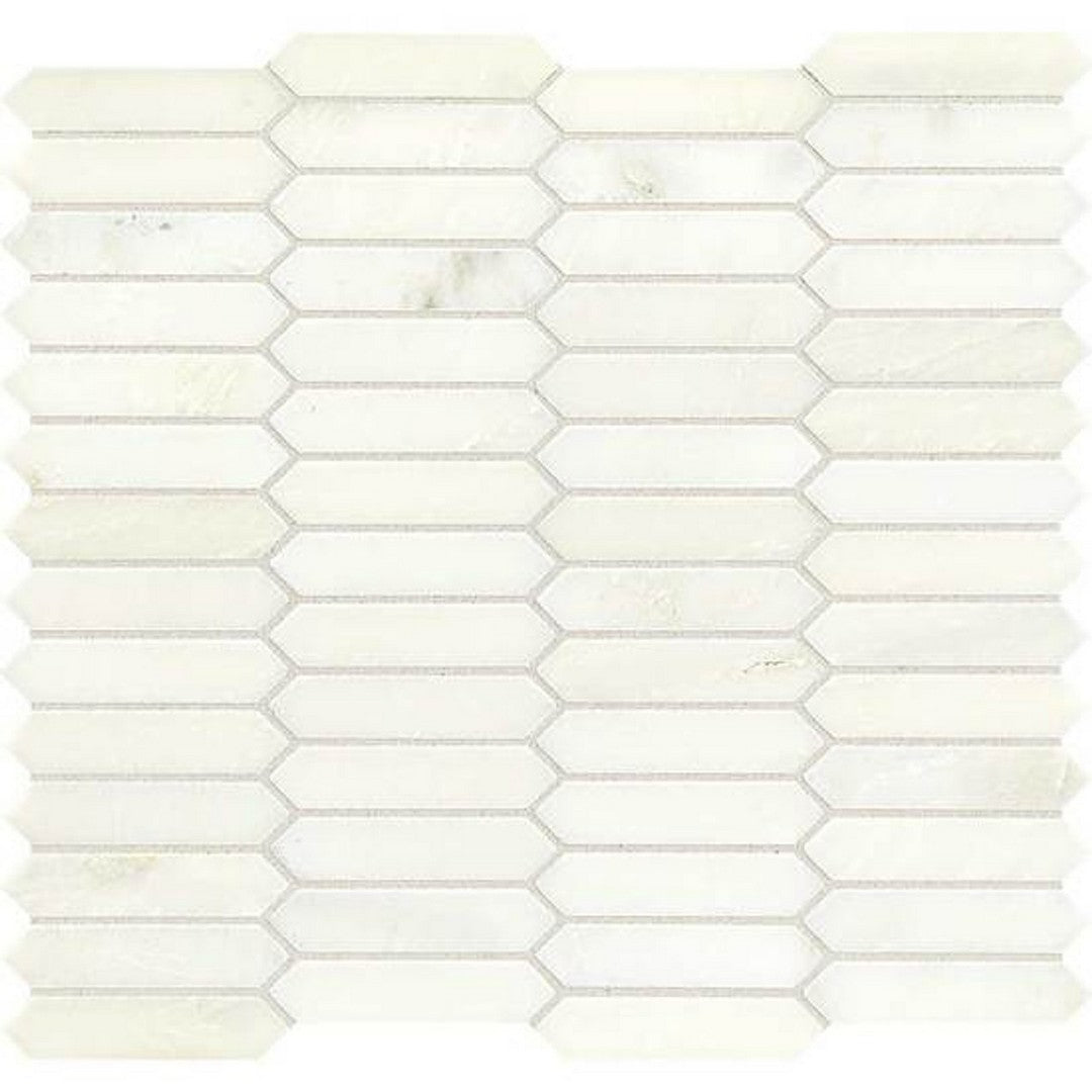 American Olean Candora 12" x 12" Polished Liner Hex Natural Stone Mosaic