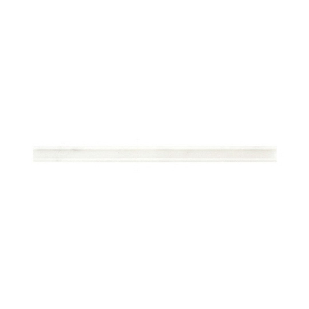 Daltile Natural Stone Marble 0.75" x 12" Polished Modern Pencil Rail Trim