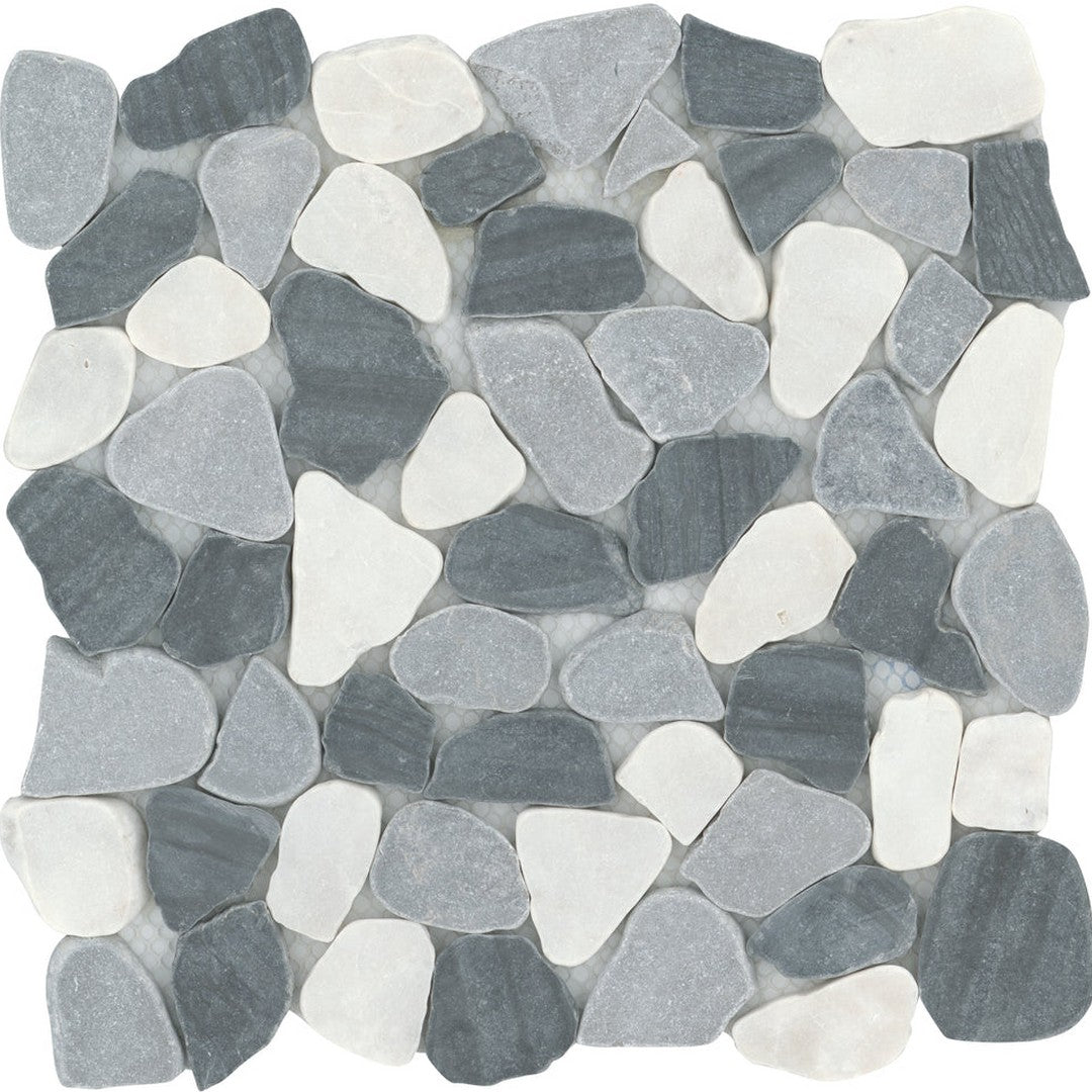 Emser Cultura 12" x 12" Natural Stone Pebbles Blend Mosaic
