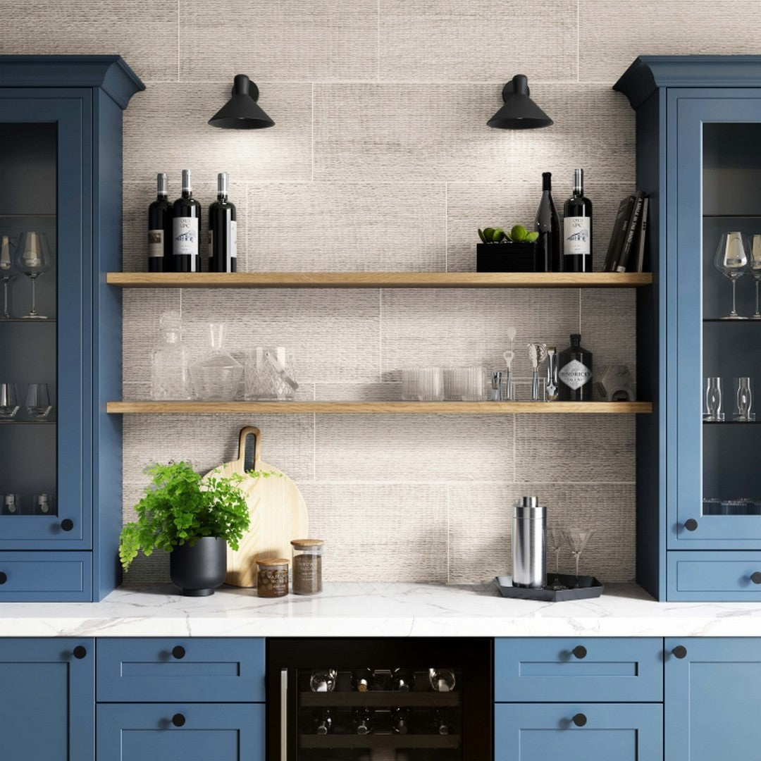 Emser-Metro-12-x-24-Rectified-Limestone-Striated-&-Chiseled-Tile-Cream
