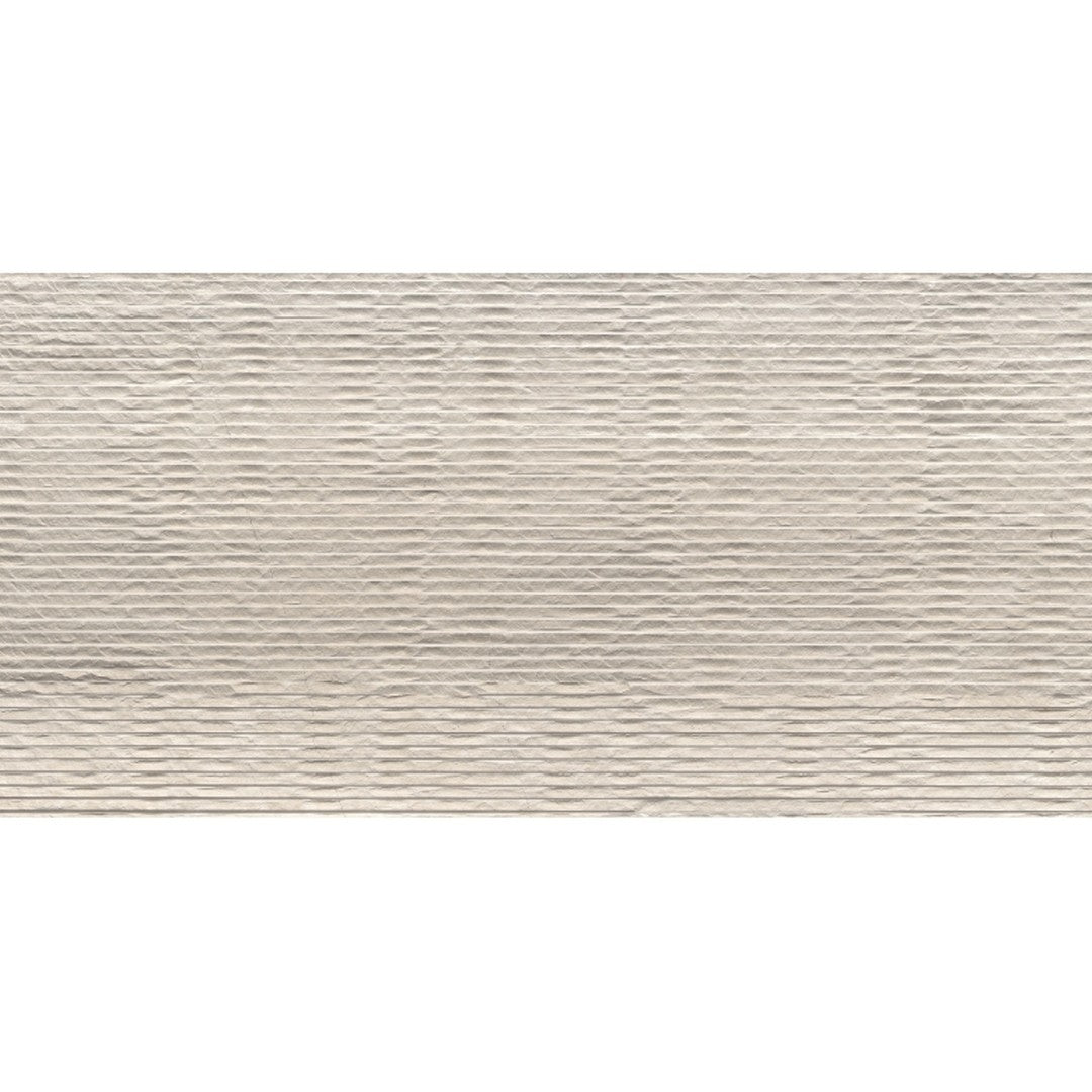 Emser Metro 12" x 24" Rectified Limestone Striated & Chiseled Tile