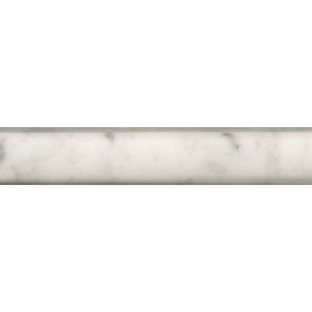 Emser Marble Bianco Gioia 1" x 12" Honed Marble Mini Cigaro