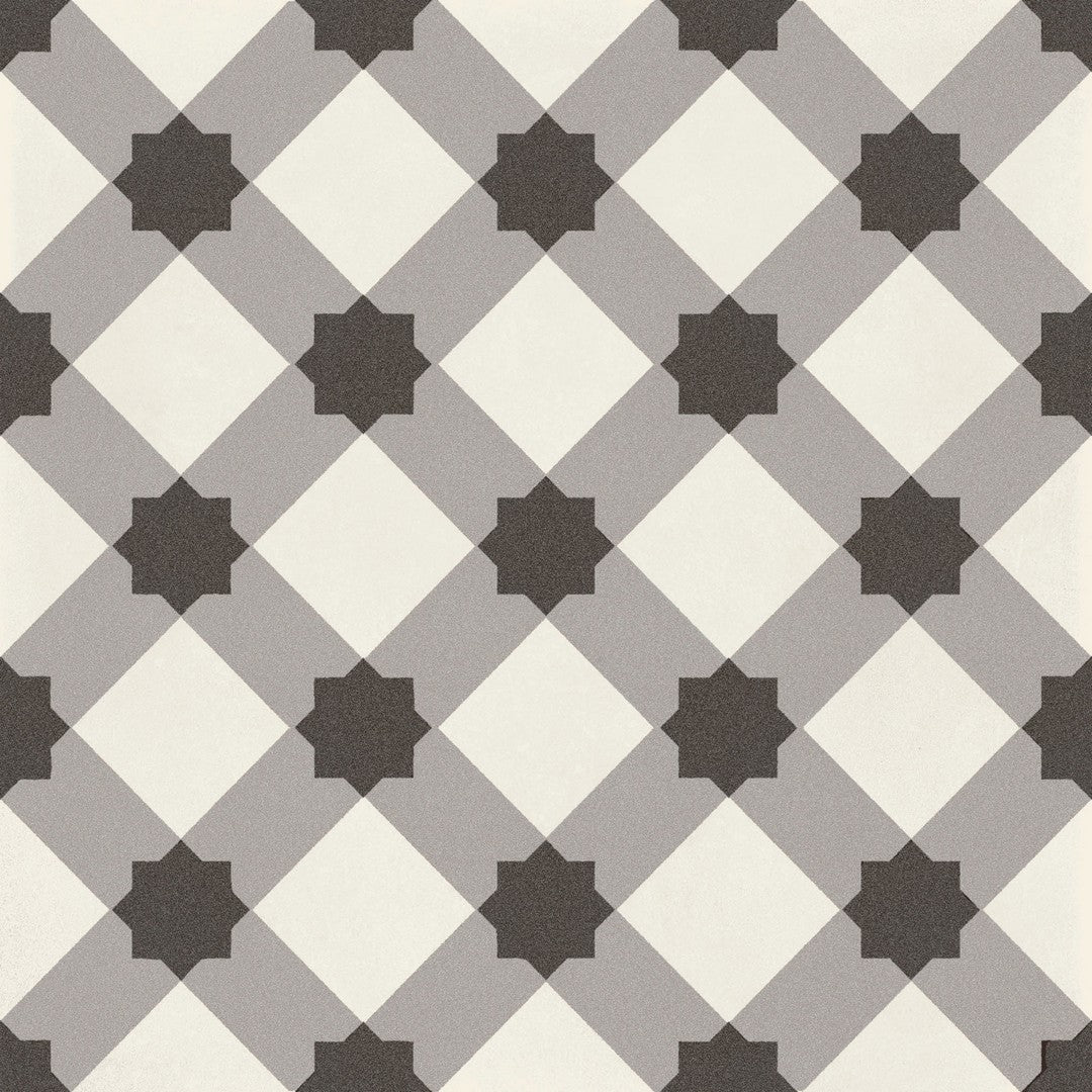 Marazzi D_Segni 8" x 8" Plaid Deco Matte Porcelain Tile