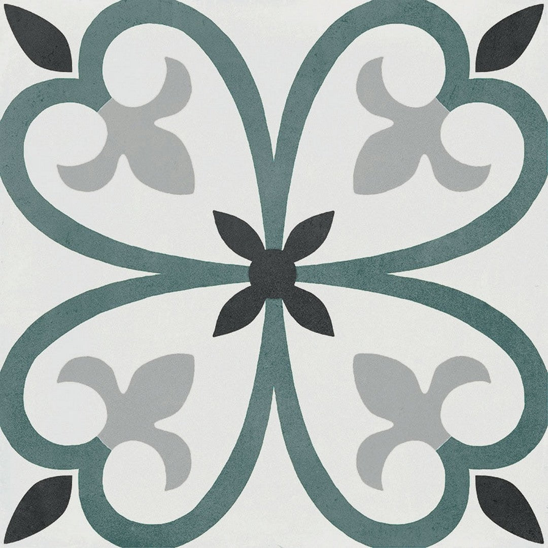 Marazzi D_Segni Color 8" x 8" Clover Deco Matte Porcelain Tile