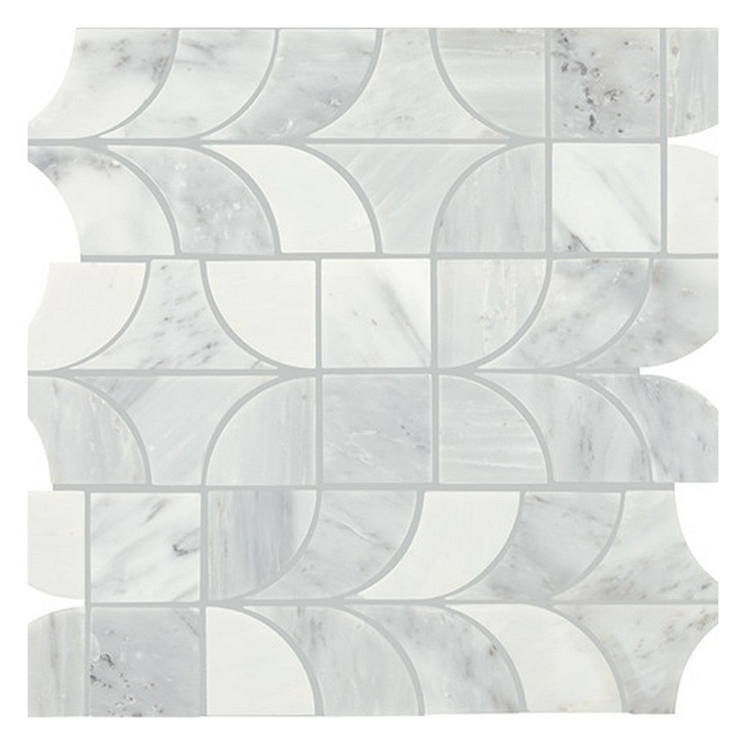 Daltile Gamma 14" x 16" Polished Natural Stone Patchwork Mosaic