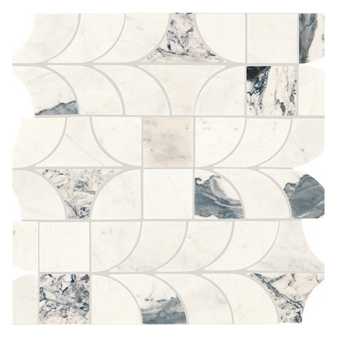 Daltile Gamma 14" x 16" Polished Natural Stone Patchwork Mosaic