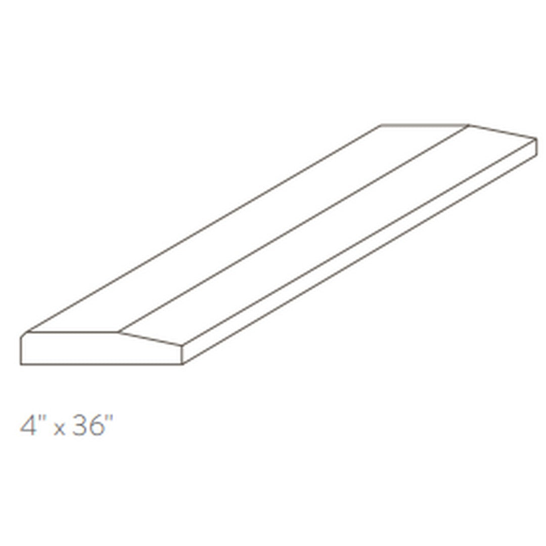 American Olean Stone Source Thresholds 4" x 36" Single Hollywood Bevel Natural Stone Tile Polished