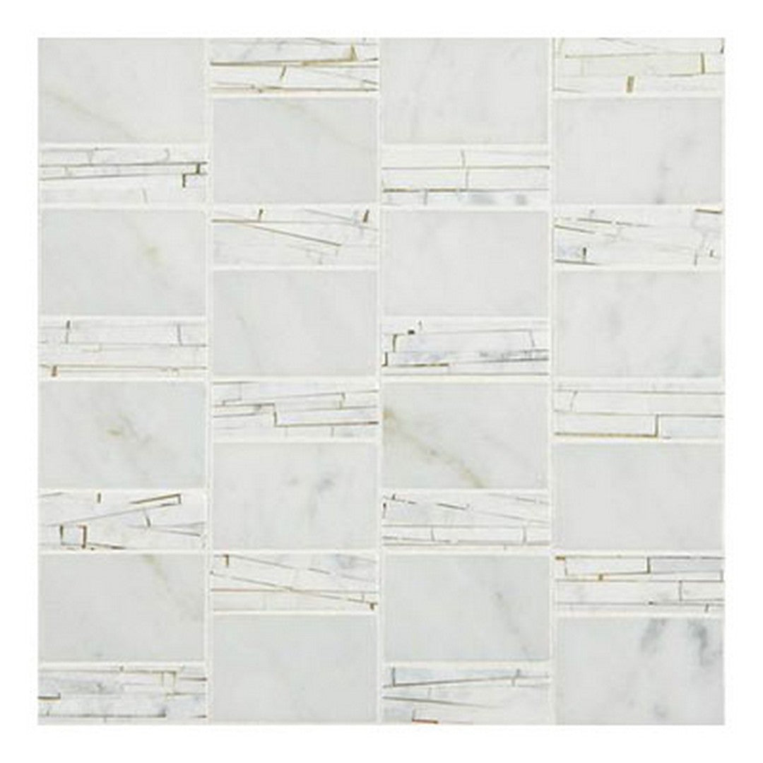 Daltile Natural Stone Marble 12" x 12" Polished Abstract Mosaic