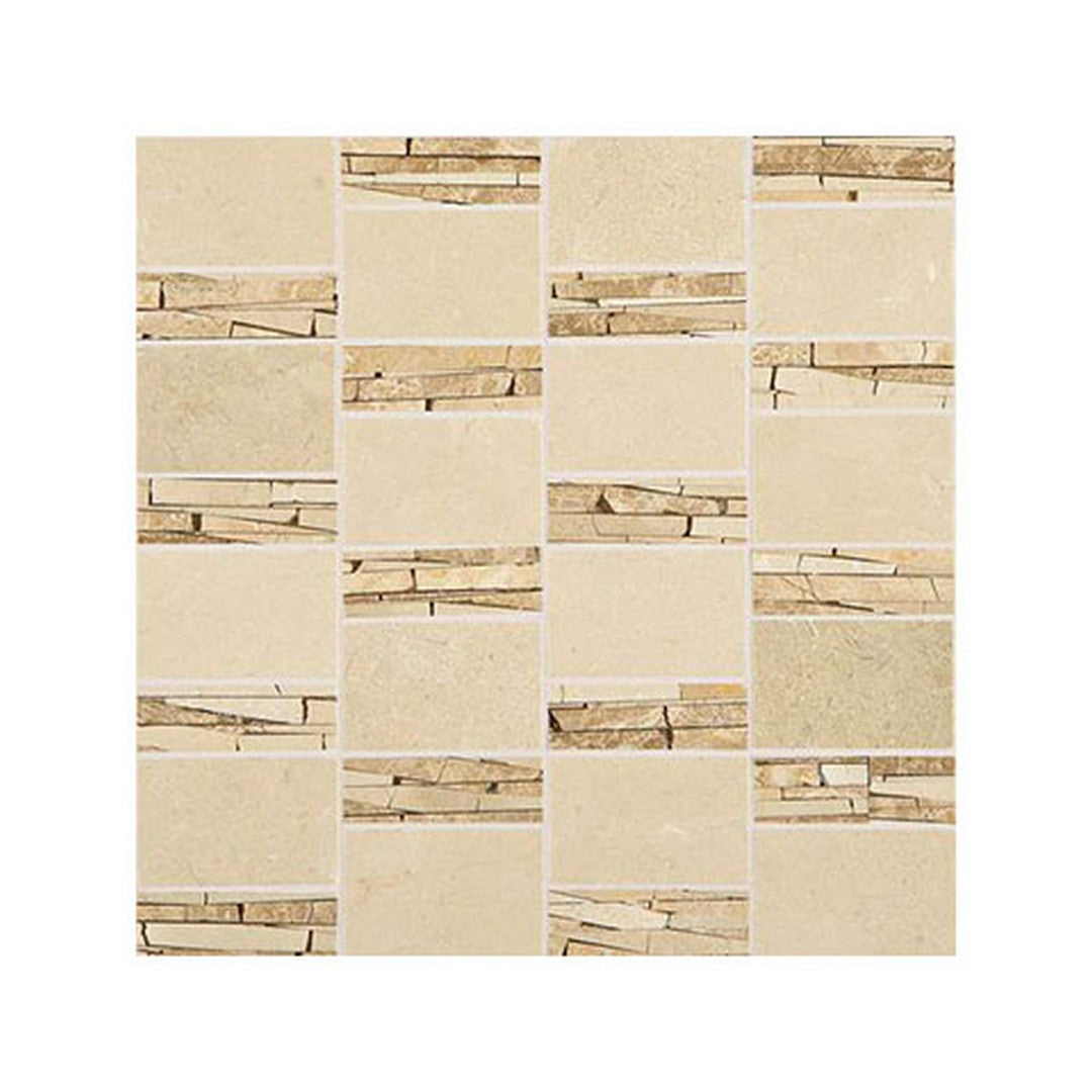 Daltile-Natural-Stone-Marble-12-x-12-Polished-Abstract-Mosaic-Crema-Marfil-Classico