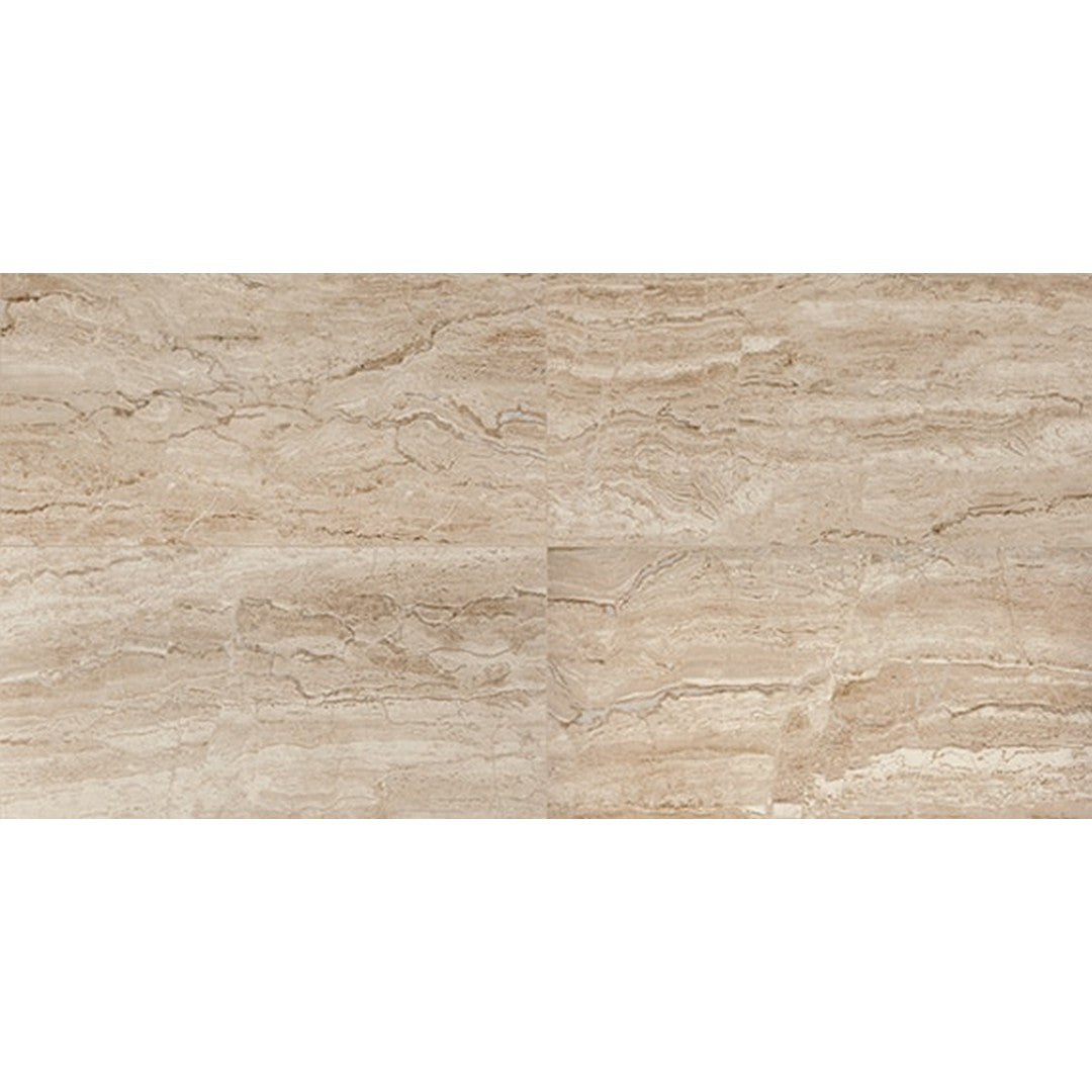 Daltile Marble Attache 12" x 24" Satin Rectified Porcelain Floor Tile