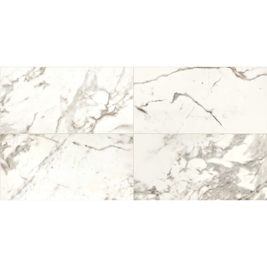 Daltile Marble Attache 12" x 24" Polished Rectified Porcelain Floor Tile