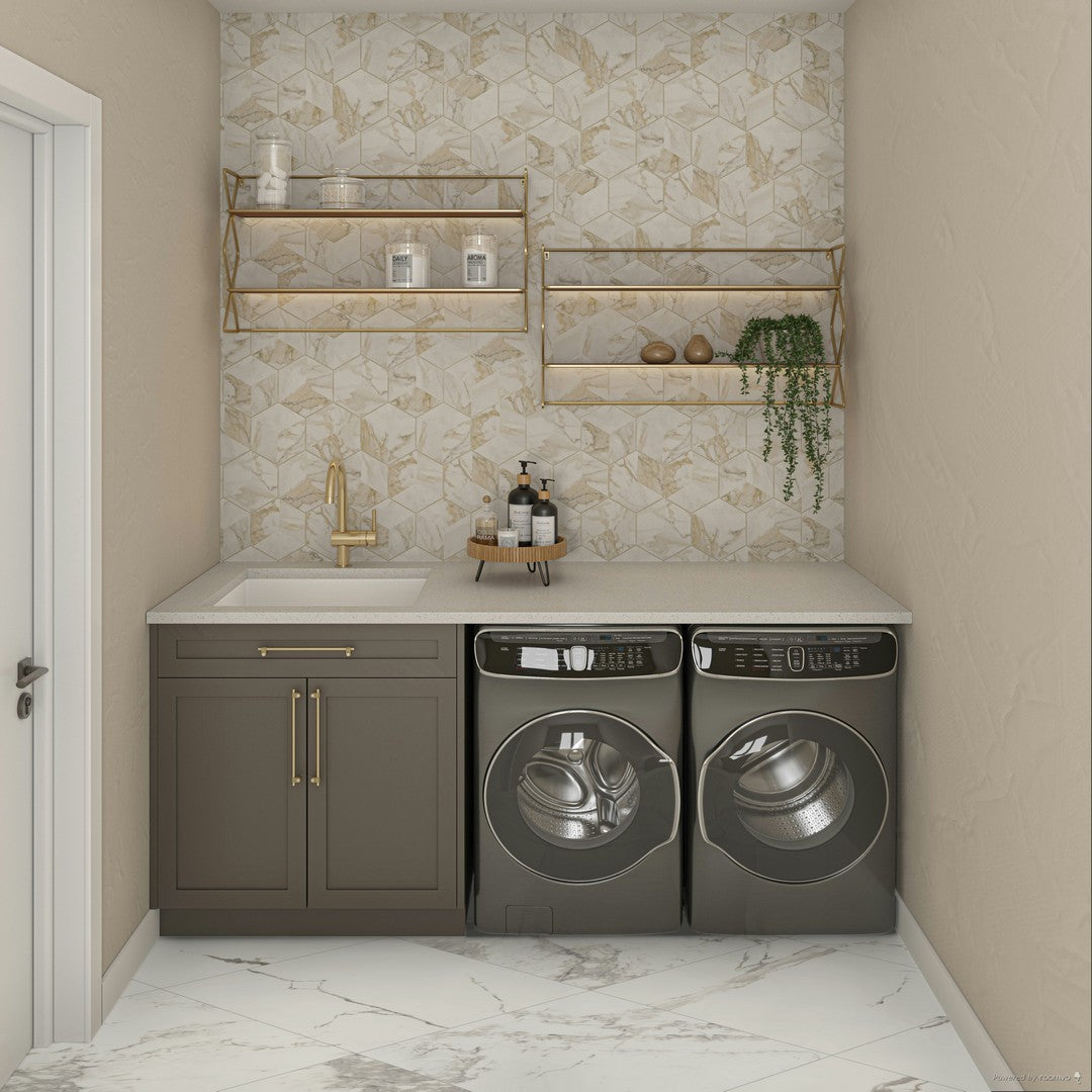 Daltile-Marble-Attache-32-x-32-Rectified-Polished-Porcelain-Floor-Tile-Calacatta