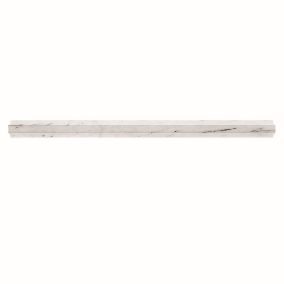 MiR Field Tile 0.8" x 12" Natural Stone Honed Metro Pencil Molding