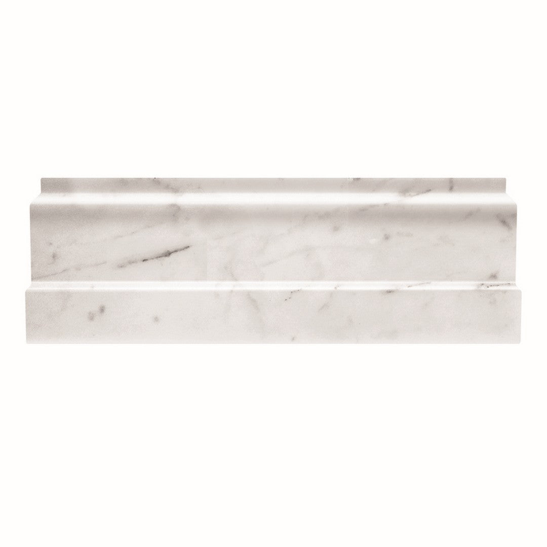 MiR Field Tile 4" x 12" Natural Stone Polished Metro Base Molding