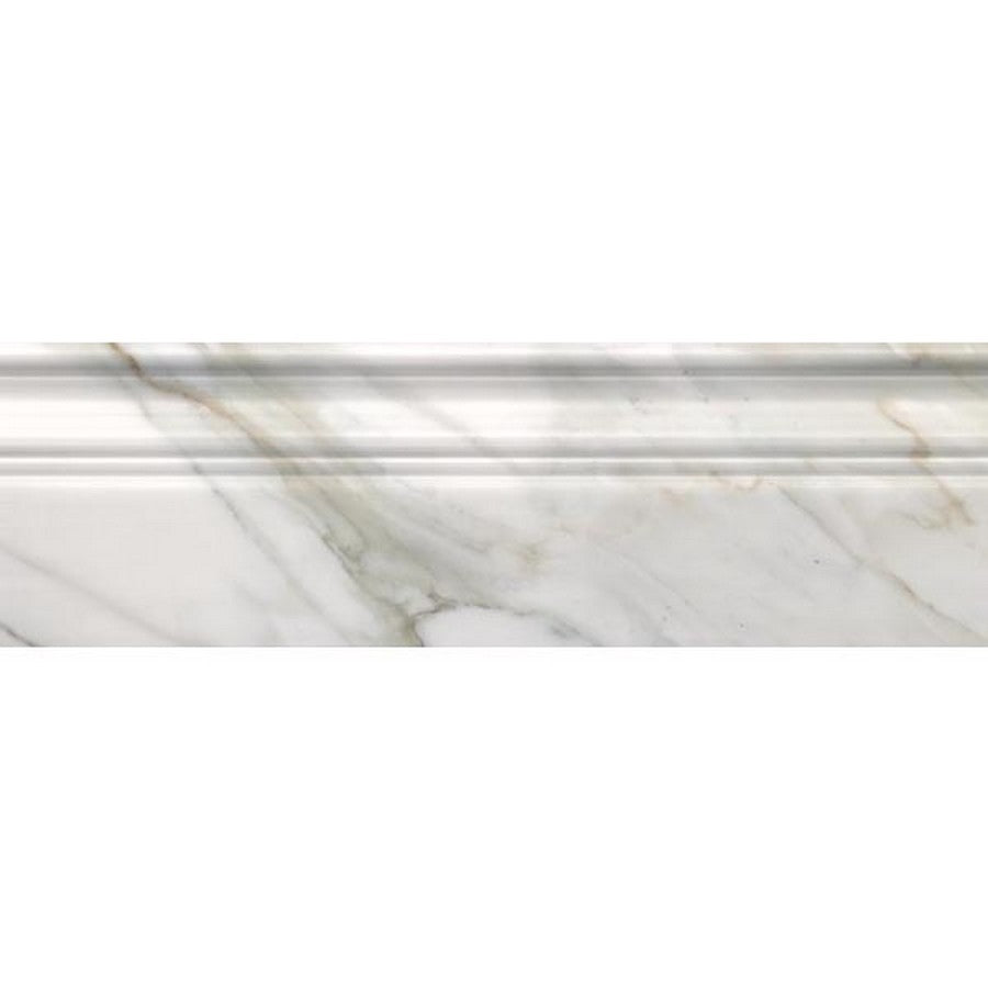 MiR Field Tile 4" x 12" Natural Stone Polished Baseboard Molding