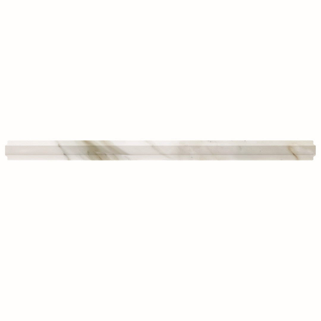 MiR Field Tile 0.8" x 12" Natural Stone Honed Metro Pencil Molding