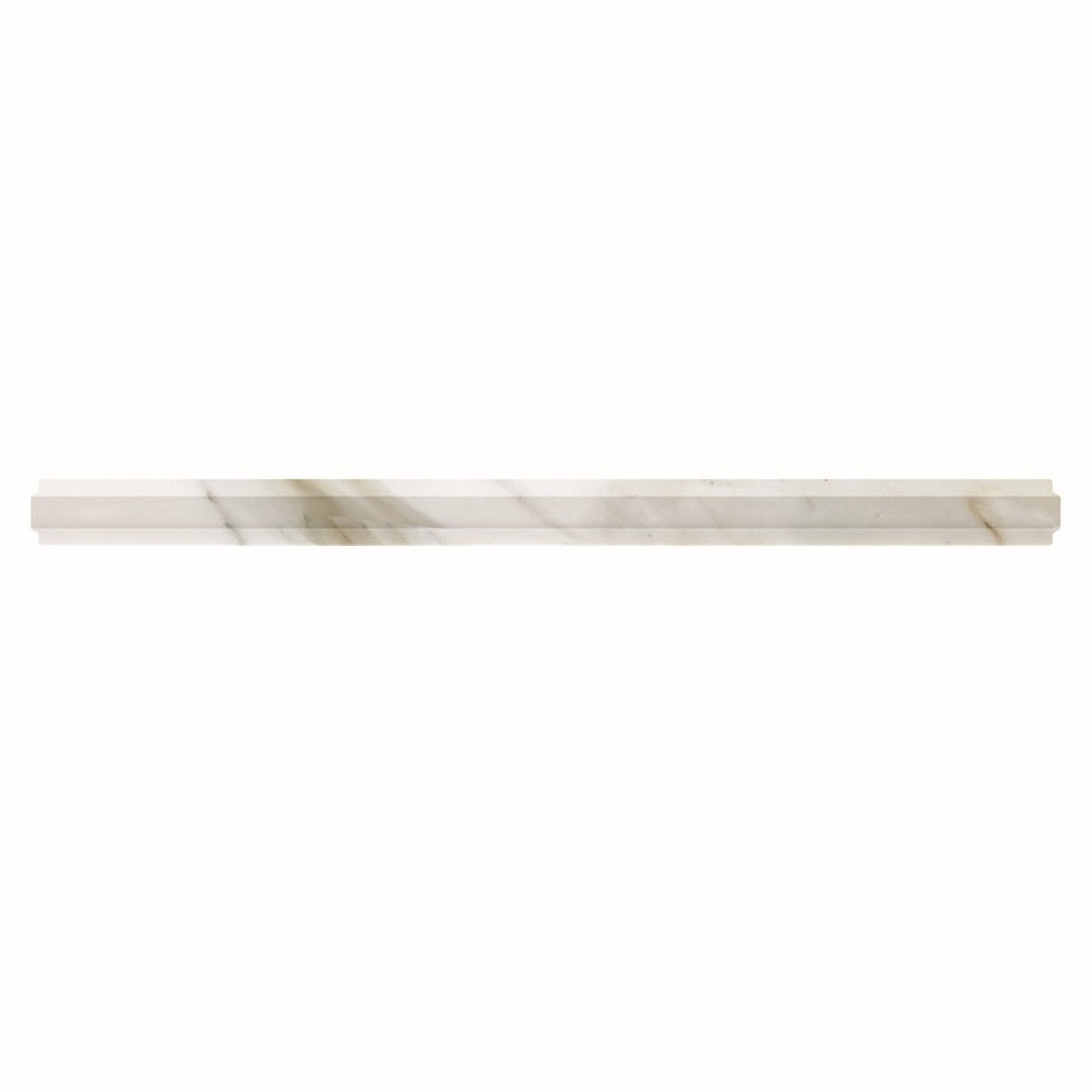 MiR Field Tile 0.8" x 12" Natural Stone Polished Metro Pencil Molding