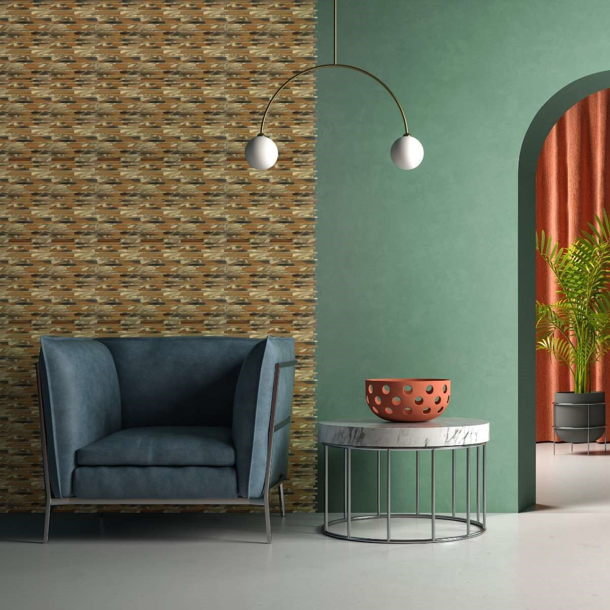 Bati-Orient-Natural-Wood-Mosaics-12-x-12-Baguette-Aluminum-Mosaic-Wood-Gold