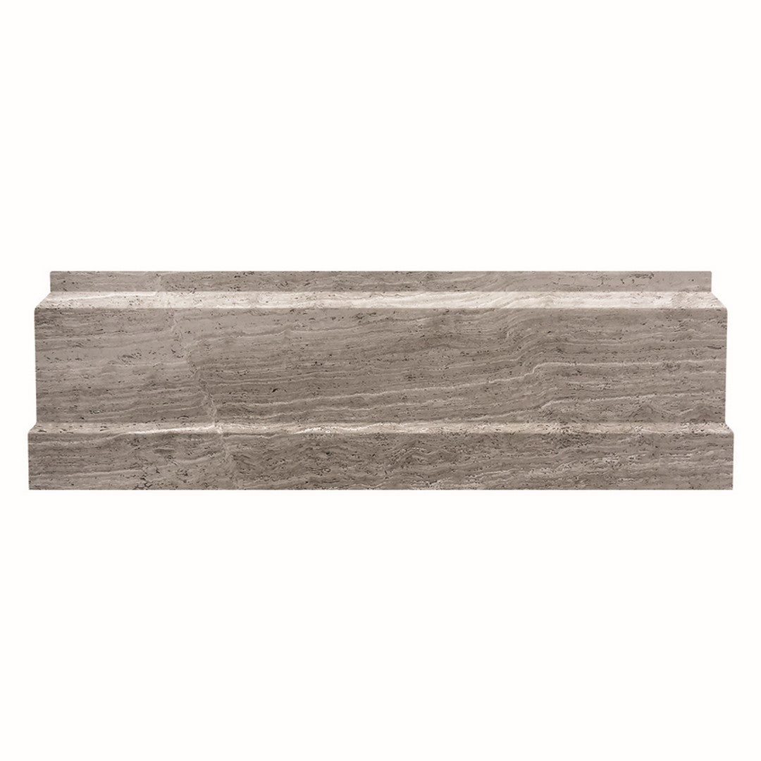 MiR Field Tile 4" x 12" Natural Stone Polished Metro Base Molding