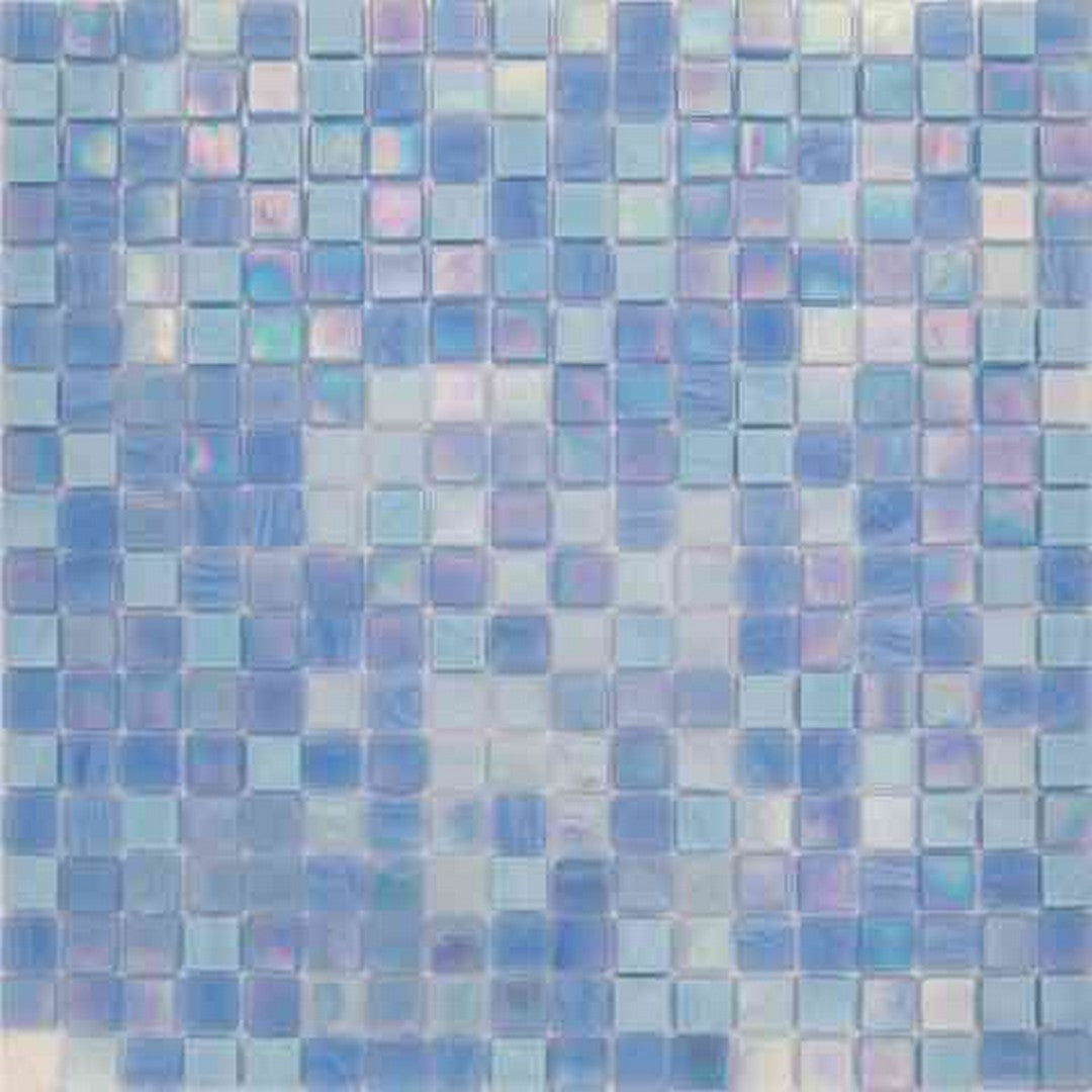 MiR Alma Mix 0.6" Blue 11.6" x 11.6" Glass Mosaic