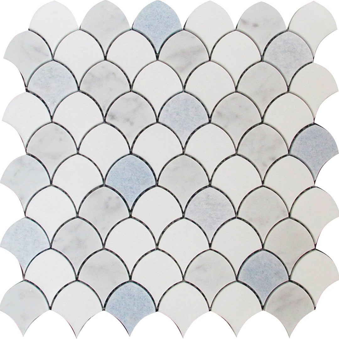 MiR Mykonos 11" x 11" Polished Marble Mosaic