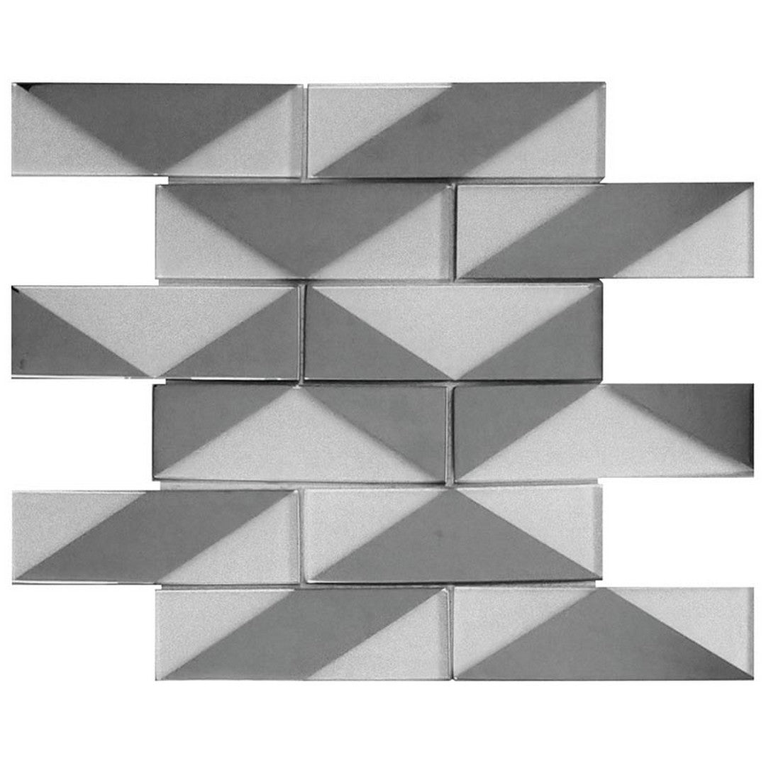 MiR Monaco 11.6" x 11.9" Glossy Glass Mosaic