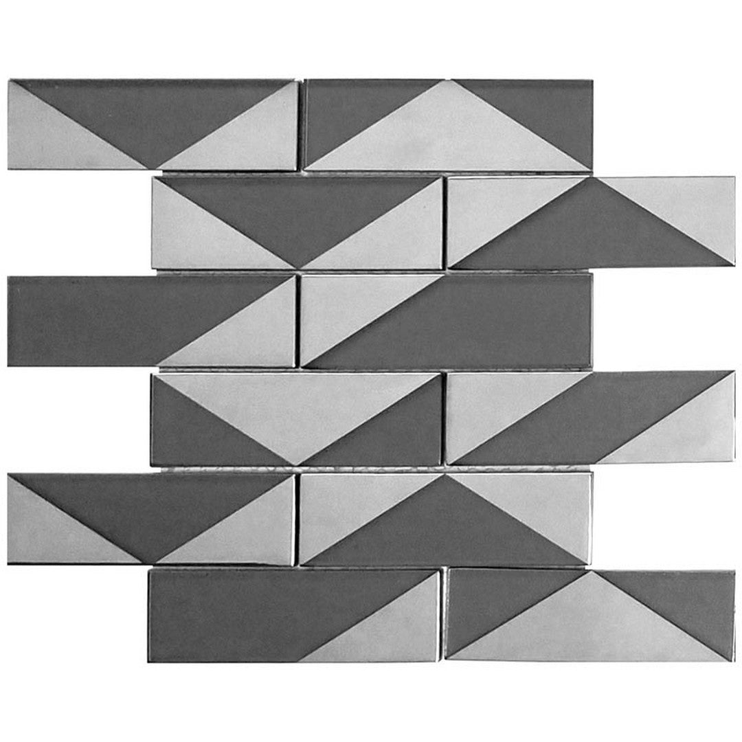 MiR Monaco 11.6" x 11.9" Glossy Glass Mosaic