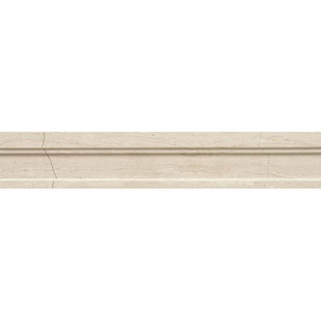 Bedrosians Marble 2.5" x 12" Honed Chair Rail Wall Trim