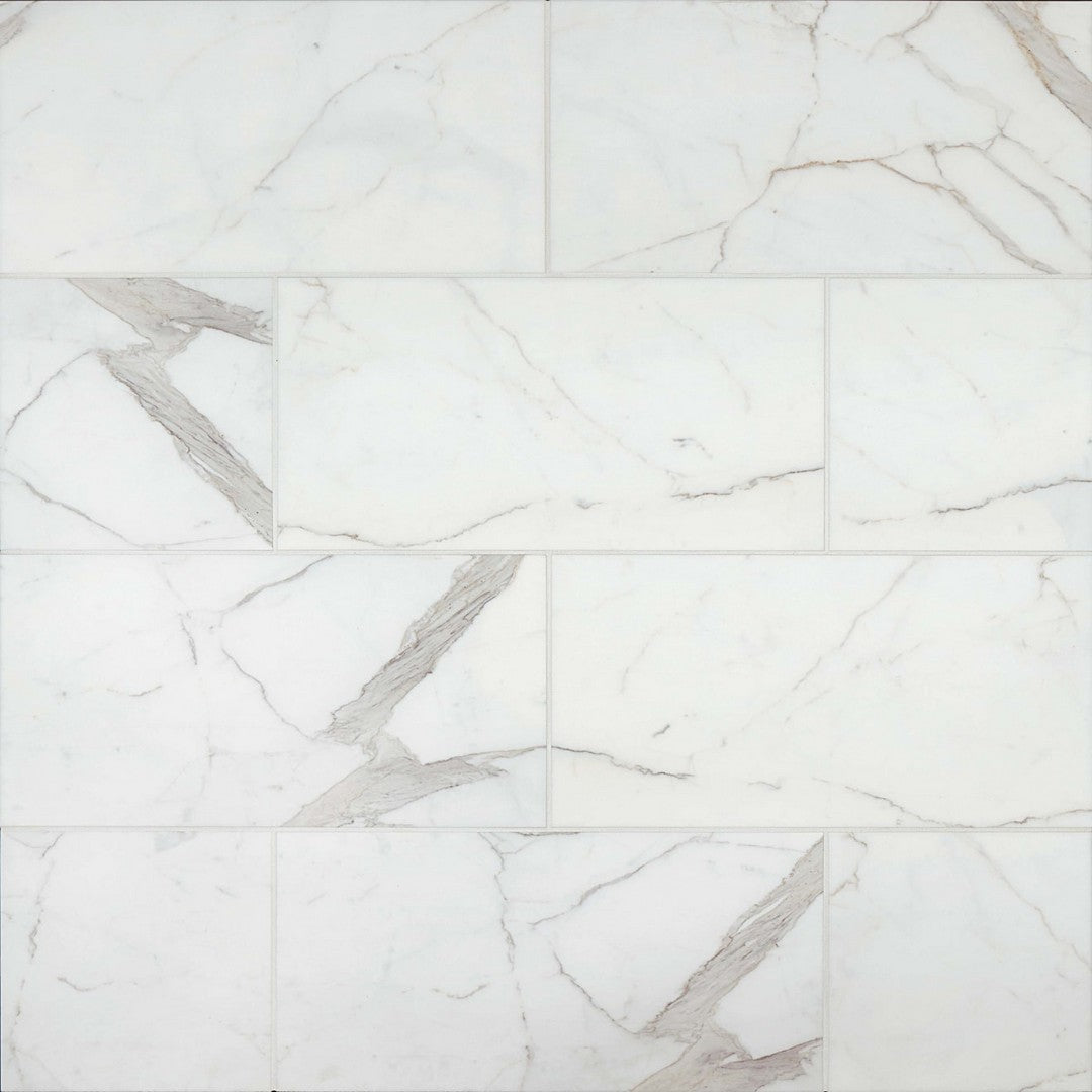 Bedrosians Marble Calacatta Oro 12" x 24" Polished Tile