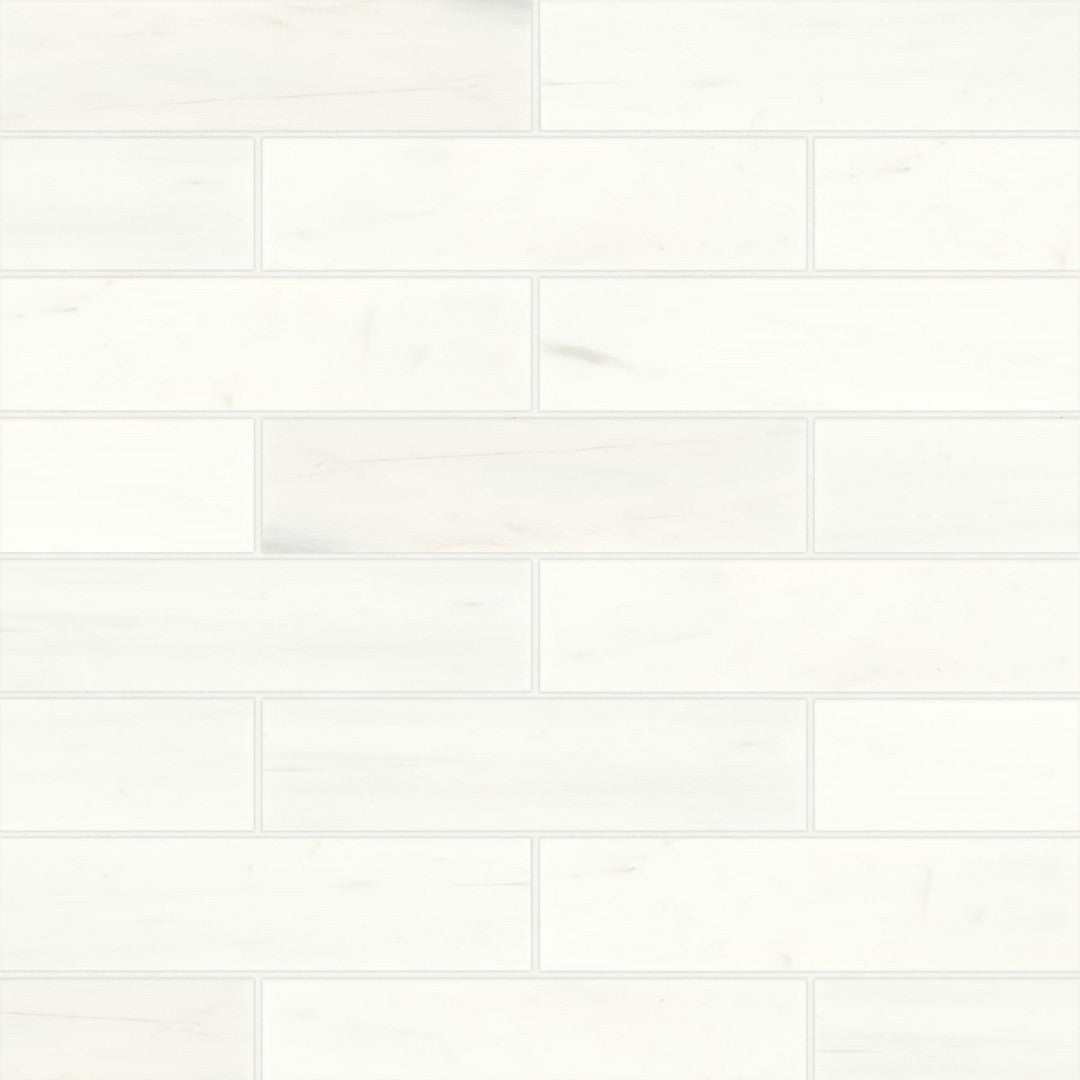Bedrosians Marble Dolomite 3" x 12" Honed Tile