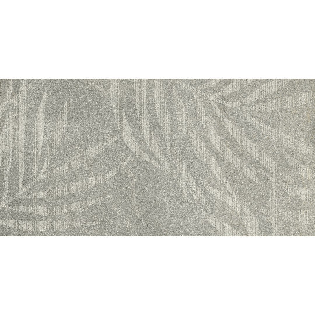 Marca Corona Arkiquartz 24" x 48" Grip Porcelain Deco Leaf Tile
