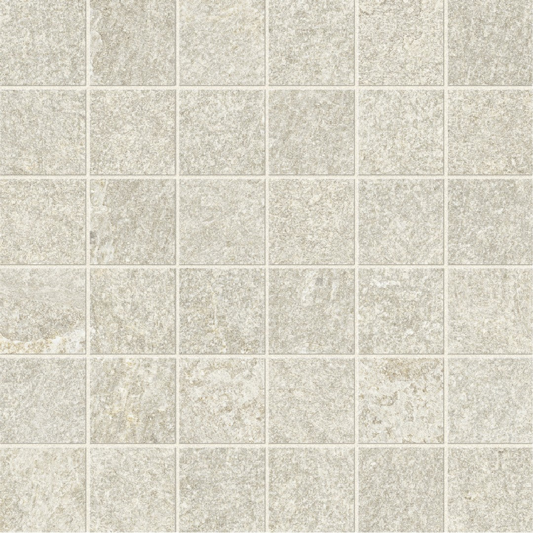 Marca Corona Arkiquartz 12" x 12" Natural Porcelain 2" Mosaic