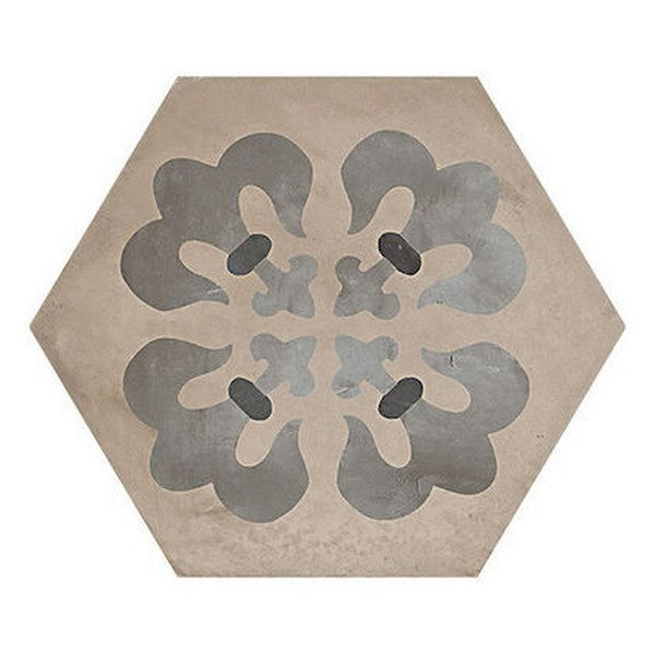 Marca Corona Terra 10" x 8.5" Matte Hexagon Deco Porcelain Tile