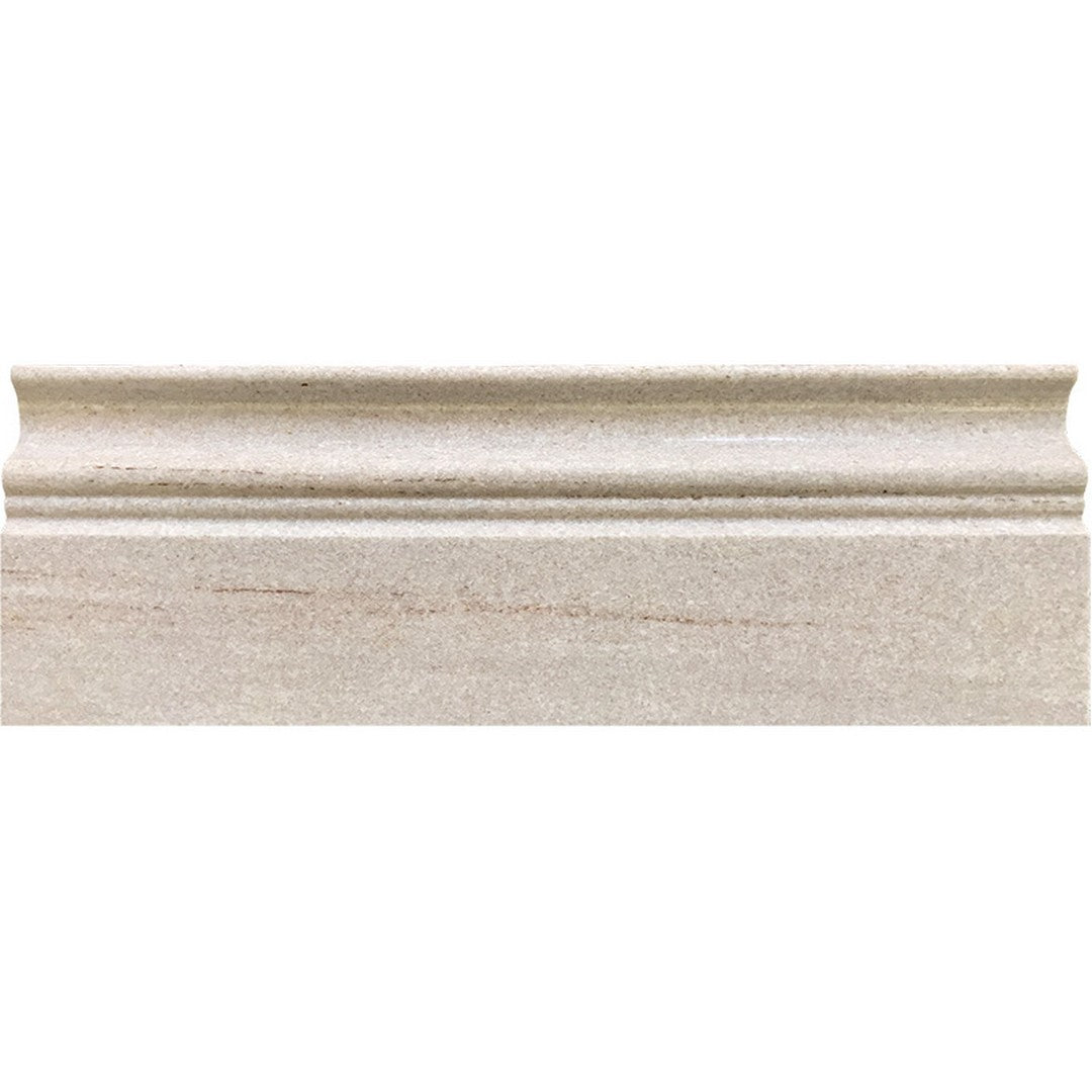 MiR Field Tile 4" x 12" Natural Stone Polished Baseboard Molding