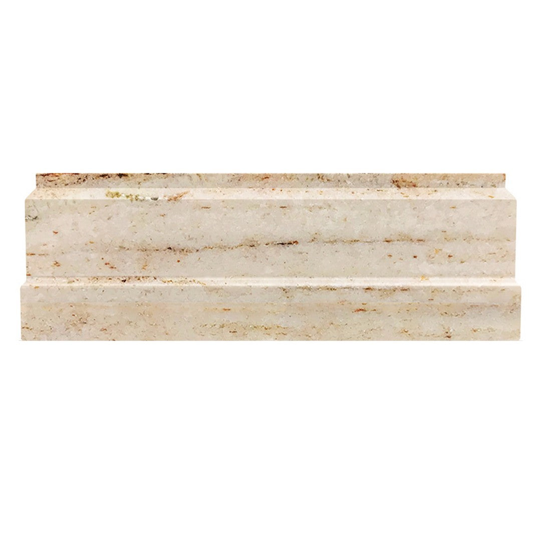 MiR Field Tile 4" x 12" Natural Stone Polished Metro Base Molding